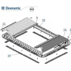 Dometic Heki 2 Pièces détachées