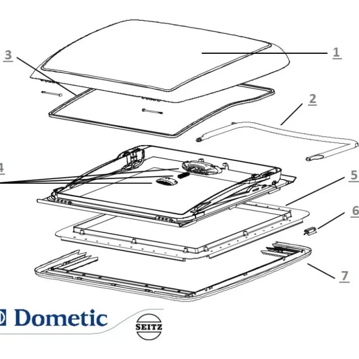 Best Dometic Mini Heki Pièces détachées