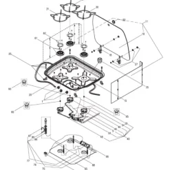 Clearance Dometic Pièce détachées Réchaud CE99-DF-I-G