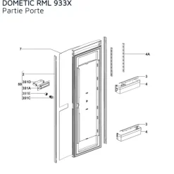 Online Dometic Pièces détachées RML933X