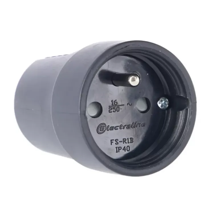 Clearance Electraline Fiche caoutchouc 16A / 230V - IP44