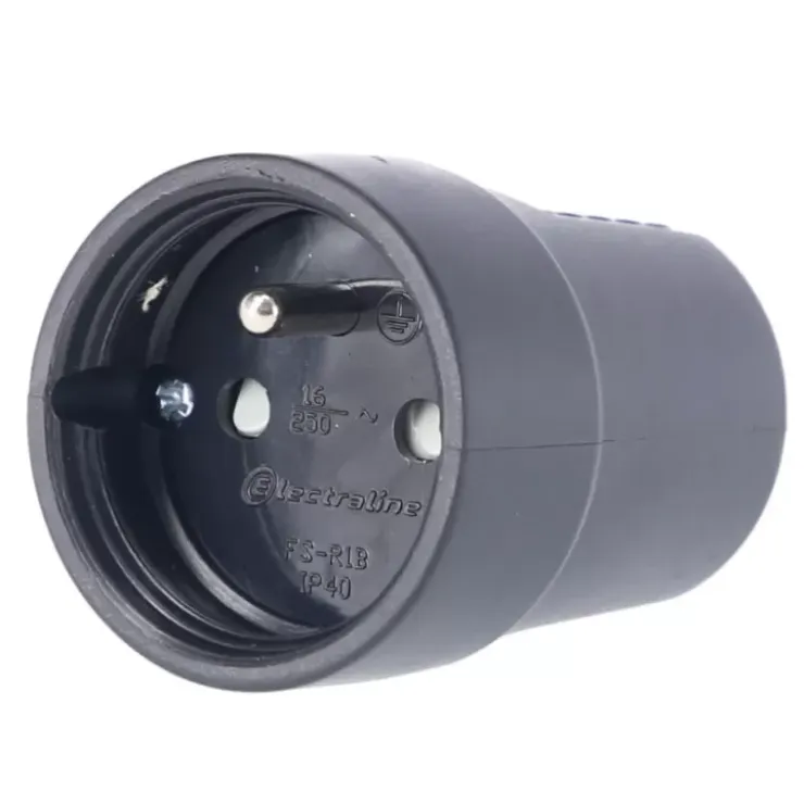 Clearance Electraline Fiche caoutchouc 16A / 230V - IP44