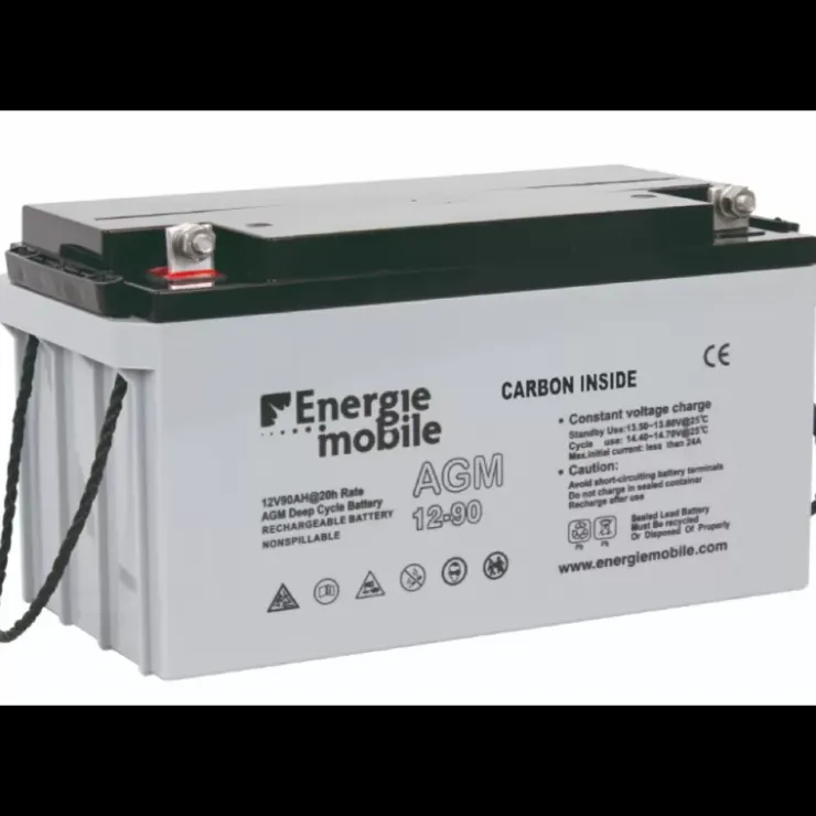 Online Energie Mobile EM Batterie AGM plomb carbone 90Ah