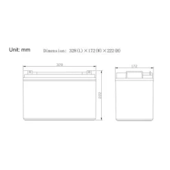 Discount Energie Mobile EM Batterie GEL plomb carbone 110Ah