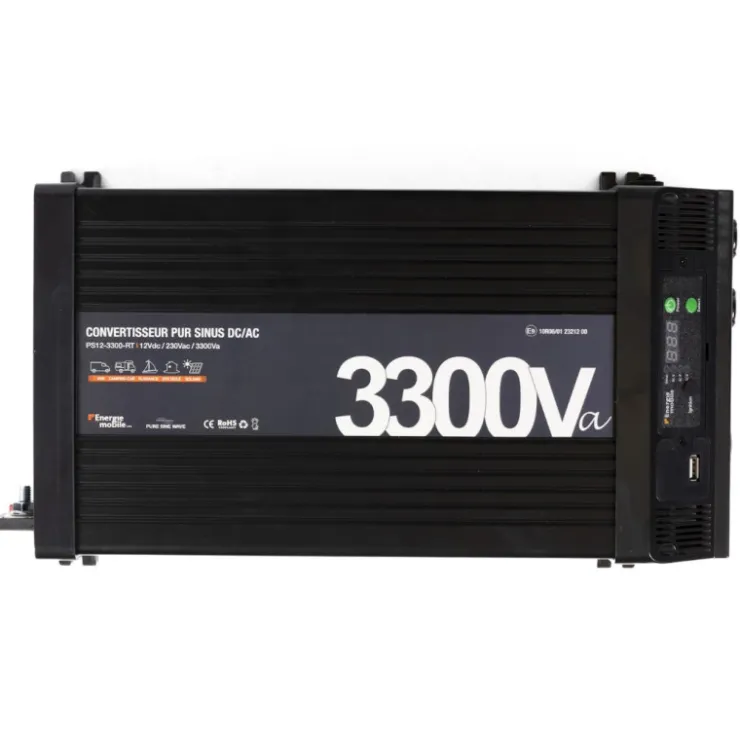 Best Energie Mobile EM Convertisseur sinusoïdal DC-AC | PS RT-V2 | 3300 Va