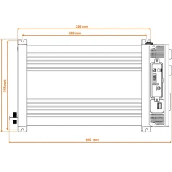 Discount Energie Mobile EM Convertisseur sinusoïdal DC-AC | PS RT-V2 | 2700 Va
