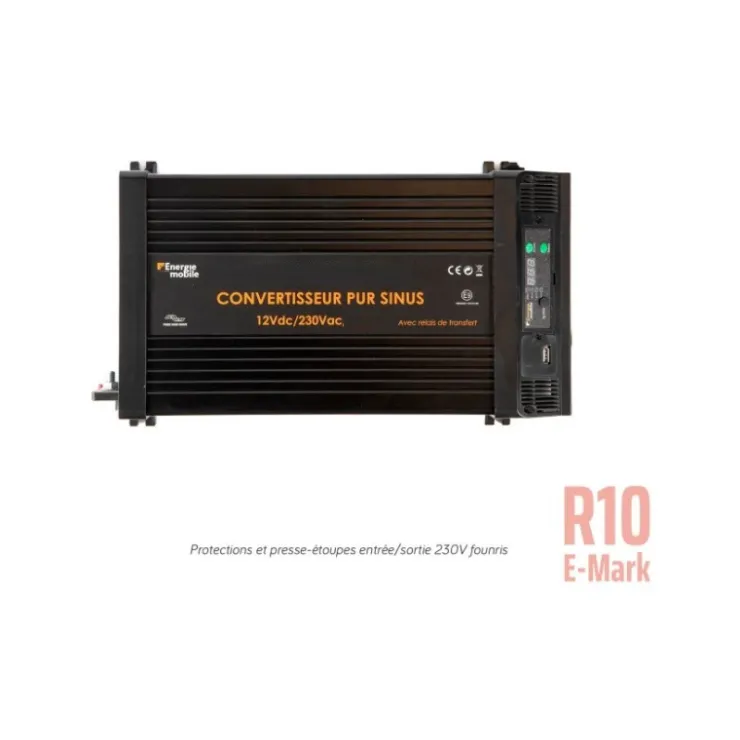 Online Energie Mobile EM Convertisseur sinusoïdal DC-AC | PS RT | 12 V | 4000 W