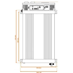 New Energie Mobile EM Convertisseur sinusoïdal DC-AC | PS RT | 12 V | 3000 W