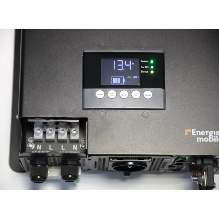 Discount Energie Mobile EM Convertisseur/Chargeur sinusoïdal DC-AC | PSC12-2200DIF