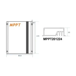 Online Energie Mobile EM Kit solaire CC 210-A-PERC MPPT