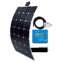 Clearance Energie Mobile - Victron Energy EM Kit solaire X-flex ETFE 110 W - VICTRON Bluesolar MPPT 75/10