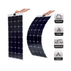 Clearance Energie Mobile - Victron Energy EM Kit solaire X-flex ETFE 110 W - VICTRON Bluesolar MPPT 75/10