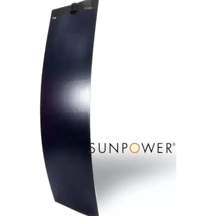 Outlet Energie Mobile - Victron Energy EM Kit solaire X-flex ETFE noir 116 W long - VICTRON Bluesolar MPPT 75/10