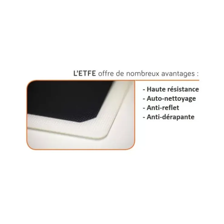 Outlet Energie Mobile - Victron Energy EM Kit solaire X-flex ETFE noir 116 W long - VICTRON Bluesolar MPPT 75/10