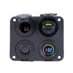 Discount Energie Mobile EM Mini tableau C 12V + USB/C + Voltmètre Pro DC
