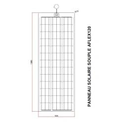 Clearance Energie Mobile EM Panneau solaire A-FLEX 120 W