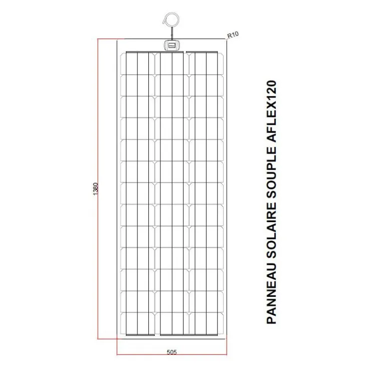 Clearance Energie Mobile EM Panneau solaire A-FLEX 120 W
