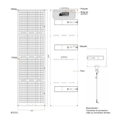 Sale Energie Mobile EM Panneau solaire pliable BFX-210