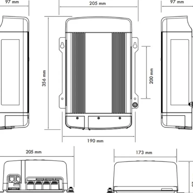 Clearance Energie Mobile - Kisae EM-KISAE Chargeur DC-DC 2 en 1 CBMPPT1600