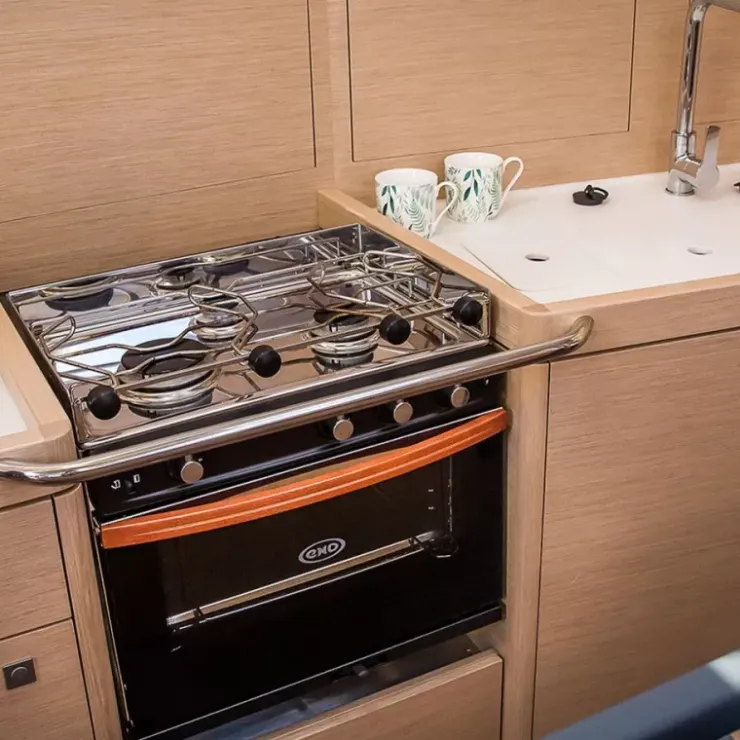 Outlet ENO Cuisinière Allure 3 feux | four inox avec grill