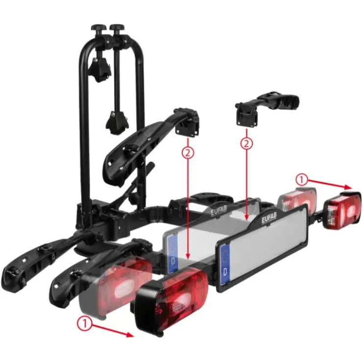 Sale Eufab Kit 3ème vélo Crow Plus