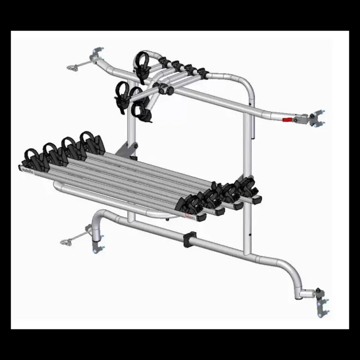 Best Euro Carry EUROCARRY Adventure Rack FIAT Ducato pour 4 vélos