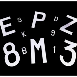 Best Euromarine Lettre adhésive 120 mm | blanche