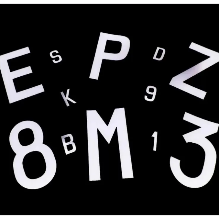 Best Euromarine Lettre adhésive 40 mm | blanche