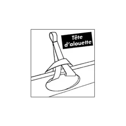 Hot Euromarine Sangle fixation tête d'alouette