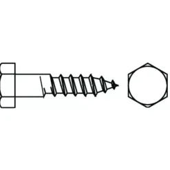 Sale Euromarine Vis bois tire fond inox A4 - T.H