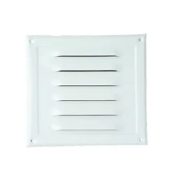 Clearance Fap Grille alu laqué blanc avec moustiquaire