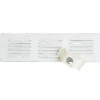 Sale Fap Grille alu laqué blanc 495 x 143 mm