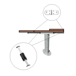 Fawo Tirette de table | 250 mm