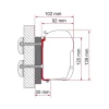 Discount Fiamma Adaptateur F45 S | Dethleffs Globebus intégral