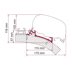 Online Fiamma Adaptateur F80 S 340 pour Carthago Chic