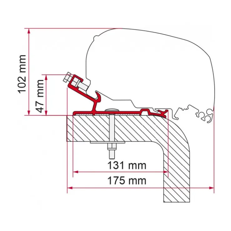 Best Fiamma Adaptateur F80 S pour HYMER