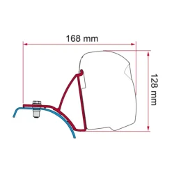 Online Fiamma Adaptateur F43Van | Trafic 2