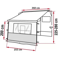Clearance Fiamma Blocker Pro 260 Van