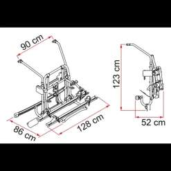 Clearance Fiamma Carry-Bike Mercedes V Class Lift E-Bike