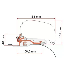 Fiamma Kit F80 Ducato - Low Profile