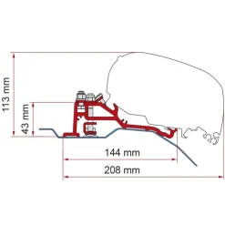 Hot Fiamma Kit F80 Ducato H2 Skyroof
