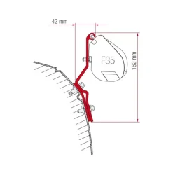 Online Fiamma Kit F35 Pro VW T4 Lift Roof