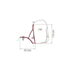 Sale Fiamma Kit F45 R Trafic 3 (après 2015)