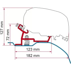 Discount Fiamma Kit F65/F80 Ducato L4 super long