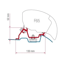 Online Fiamma Kit F65/F80 Sprinter 2 et 3| Rail de toit
