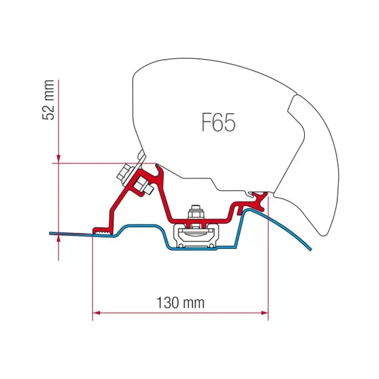 Online Fiamma Kit F65/F80 Sprinter 2 et 3| Rail de toit