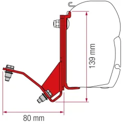 Clearance Fiamma Kit Fiat Ducato H2 Lift Roof