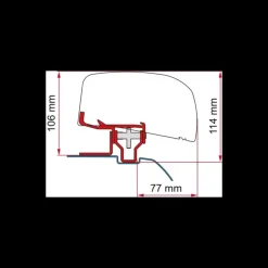 Online Fiamma Kit fixation de store F40Van | Nissan NV 200