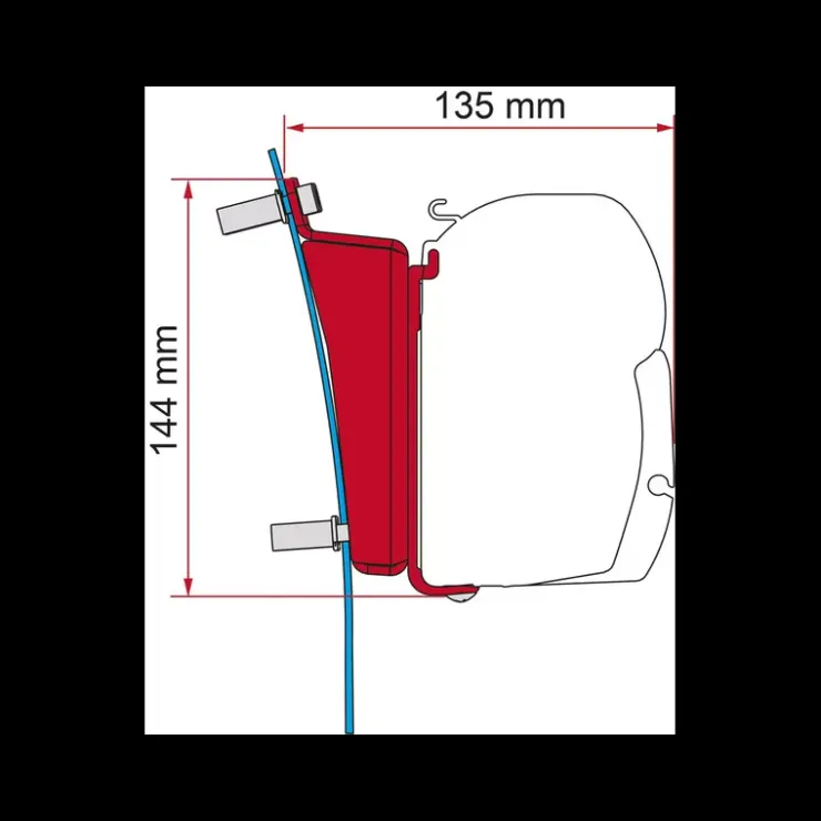 Best Fiamma Kit fixation F45 Ford Transit H3