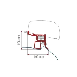 Best Fiamma Kit F40van Class V - Vito 3